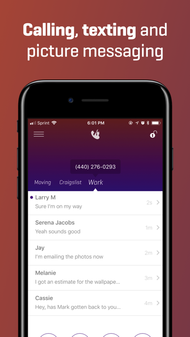 Burner - Free Phone Number for Private Texts, Calls, and Pictures screenshot