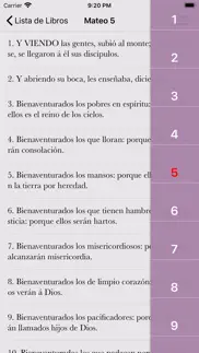 biblia en español audio libro iphone screenshot 4