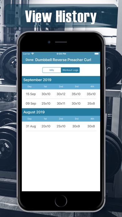 Warrior Gym Workout Tracker screenshot 4