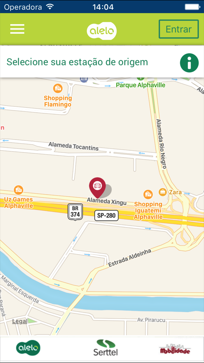 Carro Compartilhado Alelo Mobc