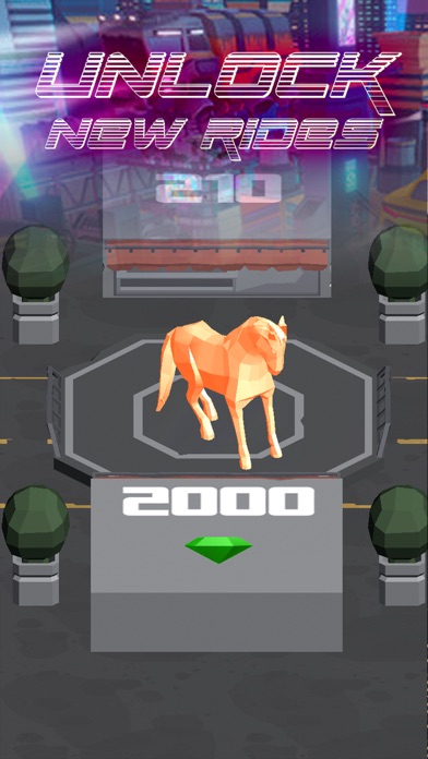Cyberpunk Horse Race-Fun Dash screenshot 3