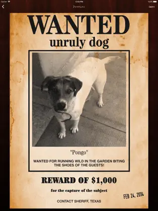Screenshot 2 Wanted Poster Pro iphone
