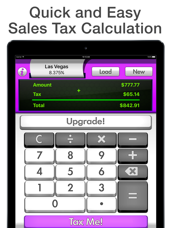 Sales Tax Calculator FREE Tax Me - Shopping Checkout, Coupon and Finance Helper screenshot
