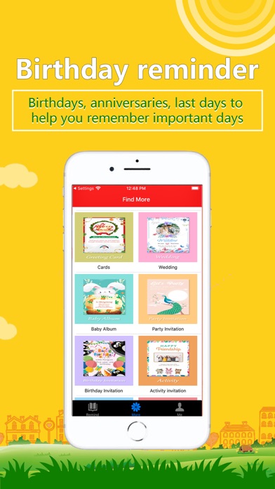 Birthday reminder app screenshot 3