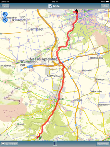 Radroutenplaner Thüringen screenshot 2