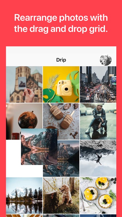 Drip: Photo Grid Curation