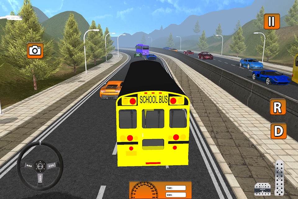 Schoolbus Driver Duty Sim 3d screenshot 4