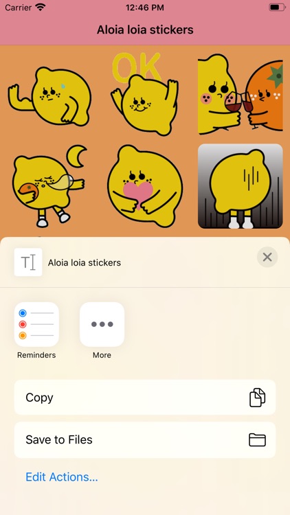 Aloia loia stickers screenshot-3