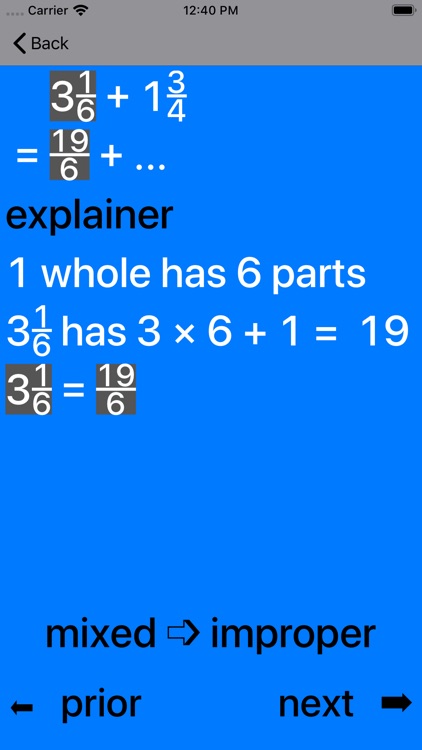 BasicFrac Fractions