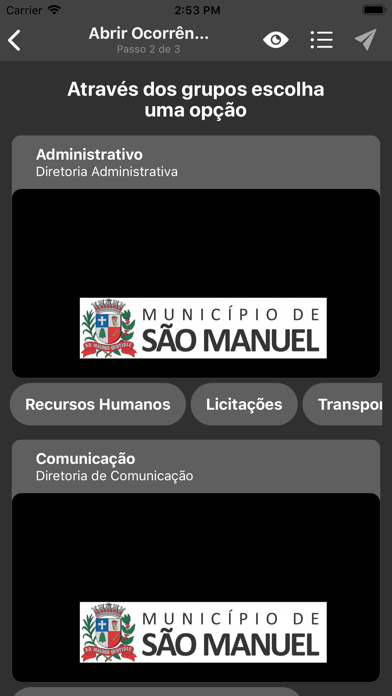 Ouvidoria SM screenshot 3