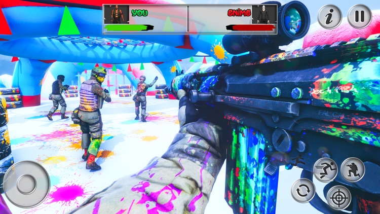 Paintball Shooting Battle Game screenshot-1