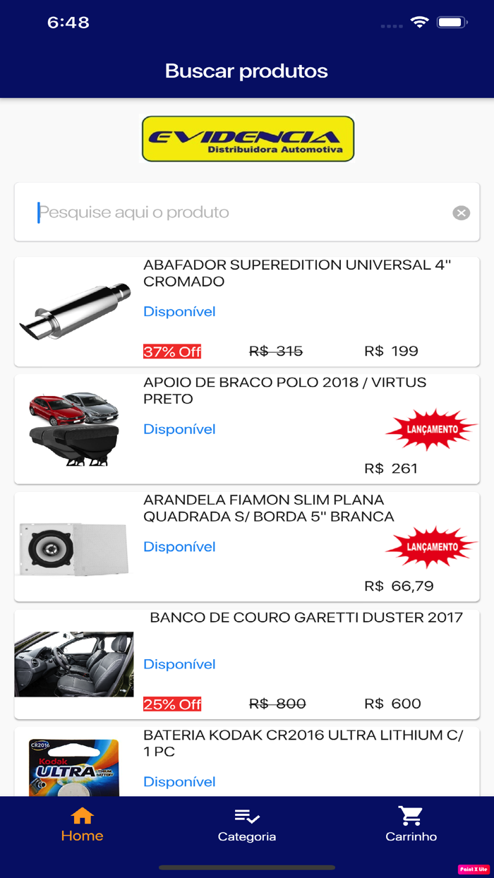 Evidência Distribuidora