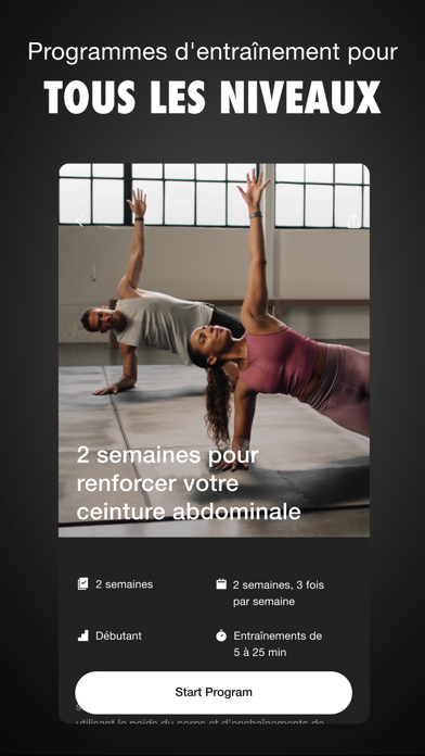 Nike Training Club : exercices Nike Training Club : exercices