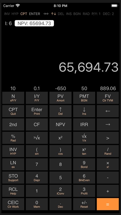 BA II Pro Financial Calculator