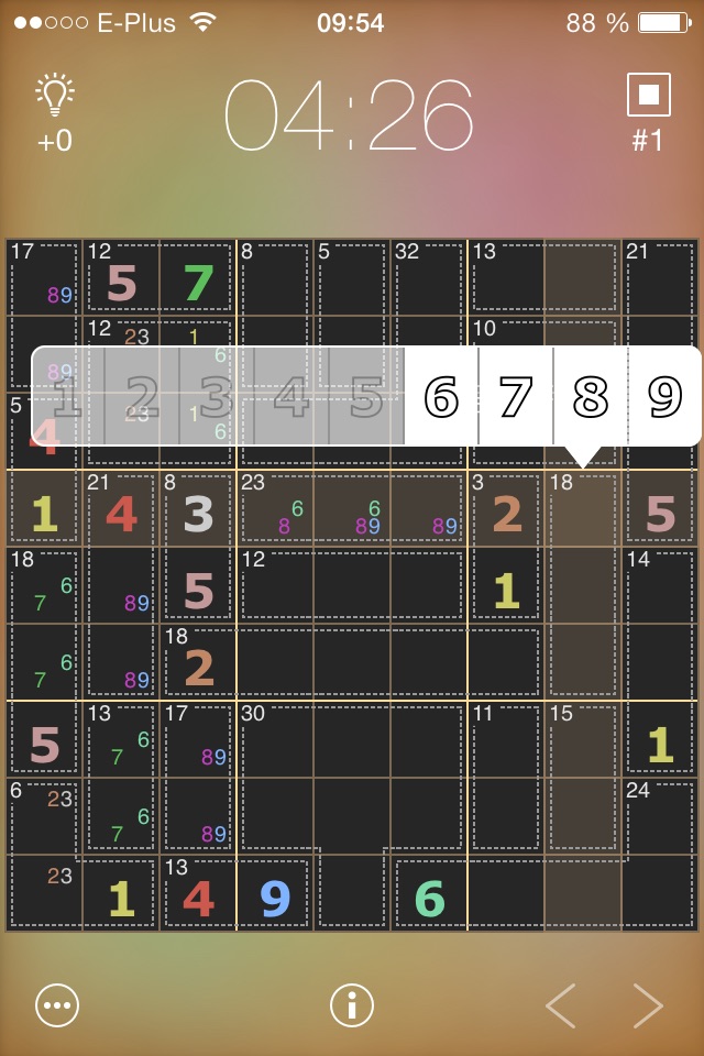 9 digits - sudoku variations screenshot 2