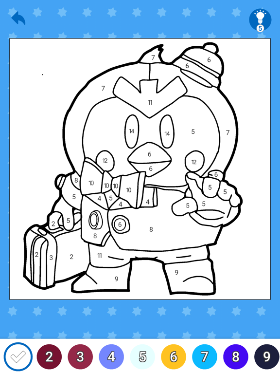 2020 Coloring pages for Brawl Stars iphone / ipad App ...