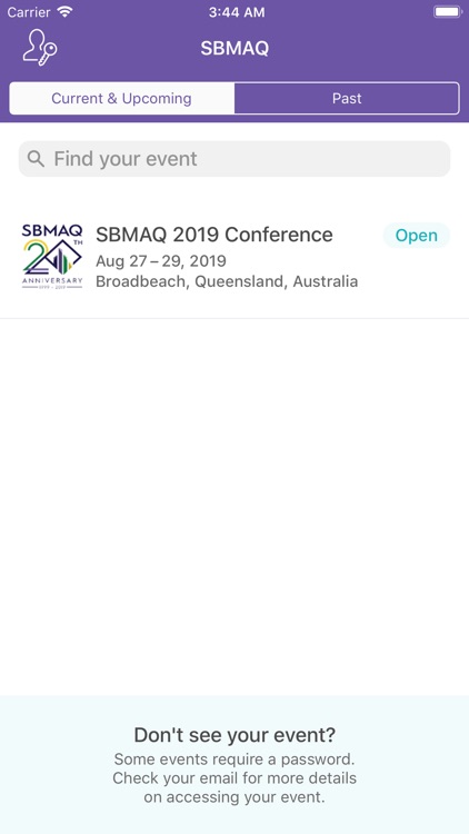 SBMAQ Conference App