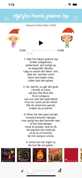 Game screenshot Danske Julesange - tekster hack