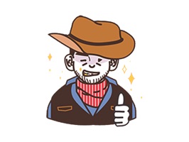 American Cowboy Stickers