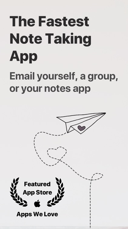 Email Me - Notes in your inbox screenshot-0