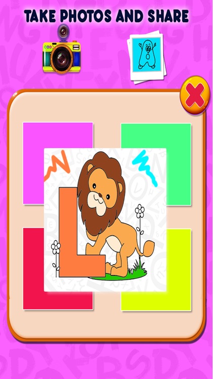 Letters Kids Coloring Book screenshot-4