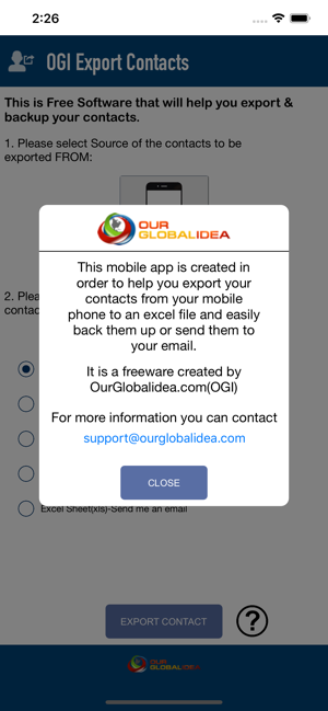 OGI Export Contacts to Excel(圖3)-速報App