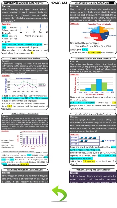 PSAT math interactive book screenshot 3