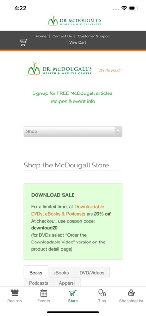 Dr. McDougall Mobile Cookbook(圖4)-速報App