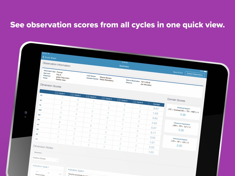 myTeachstone CLASS Observation screenshot-5