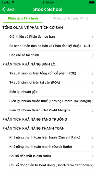 Stock School - Học chứng khoán screenshot 4