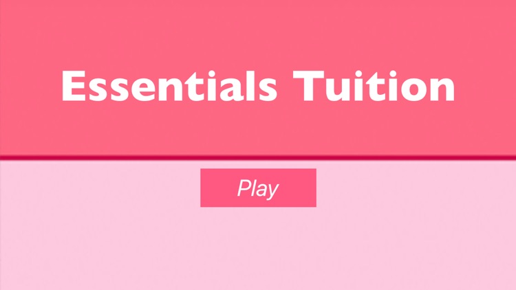 Essentials Tuition