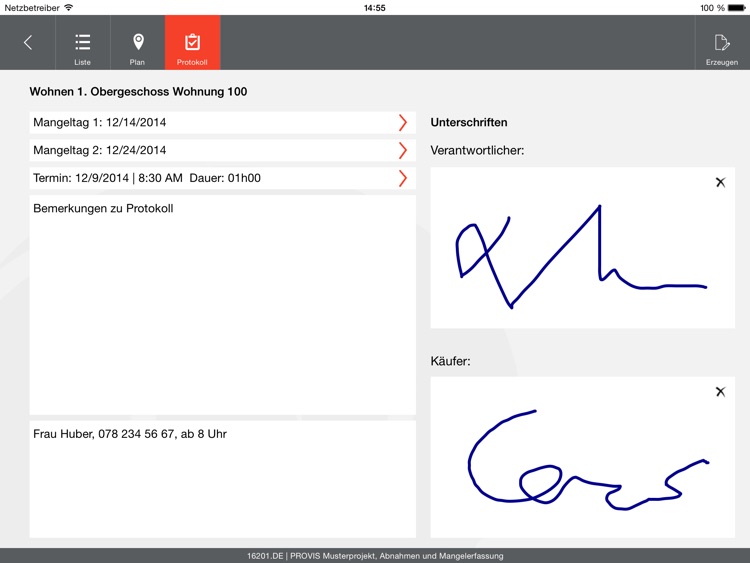 PROVIS Abnahme screenshot-4