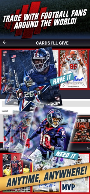 Topps NFL HUDDLE: Card Trader(圖3)-速報App