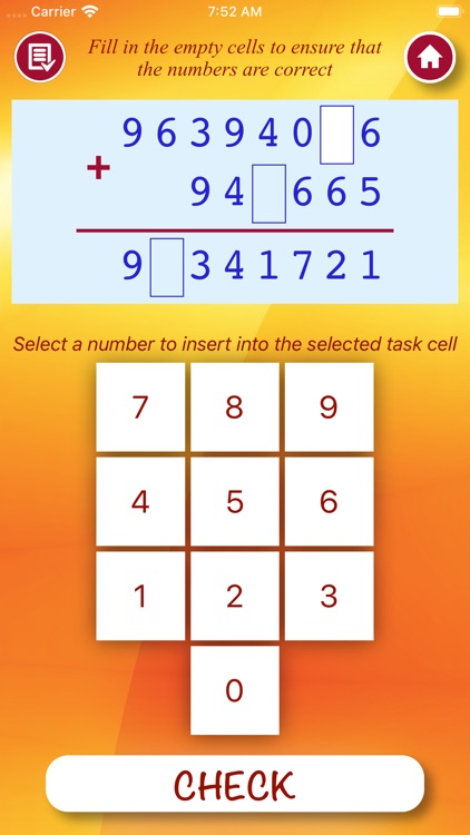 Math Operations Column