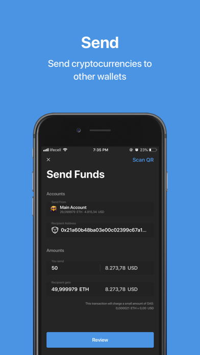 Tesseract Wallet screenshot 2