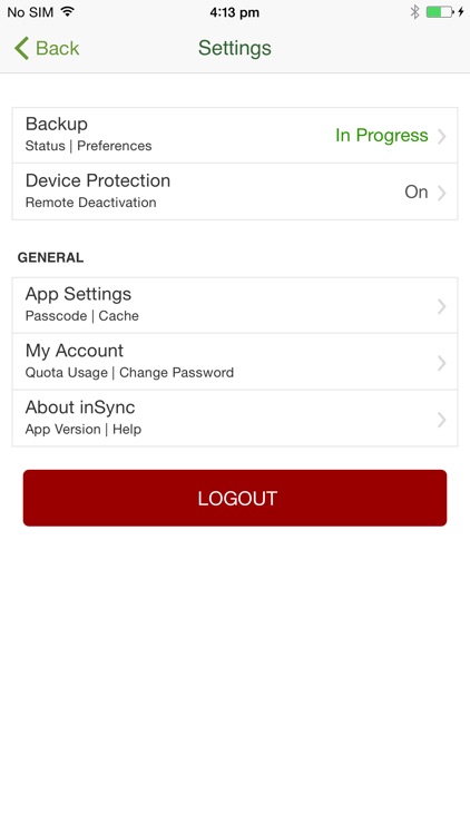 Druva inSync screenshot-4