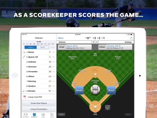 GameChanger Scorekeeping, Stats and Live Updates for Baseball, Softball, and Basketball screenshot