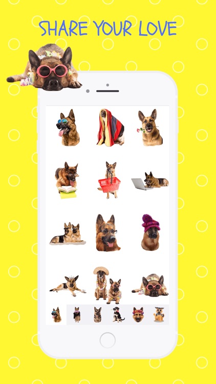 German Shepherd GSD Fun Emoji