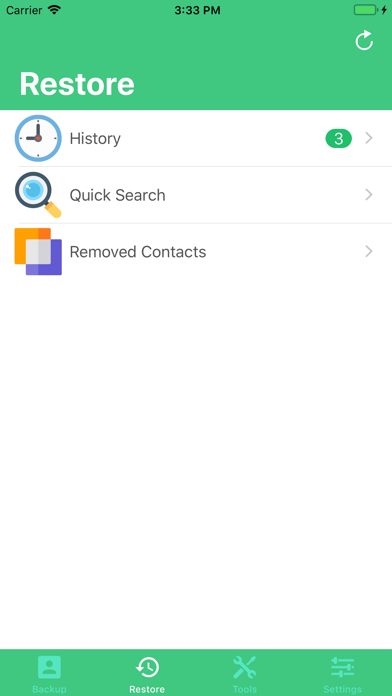 Contacts Backup Utility screenshot 2