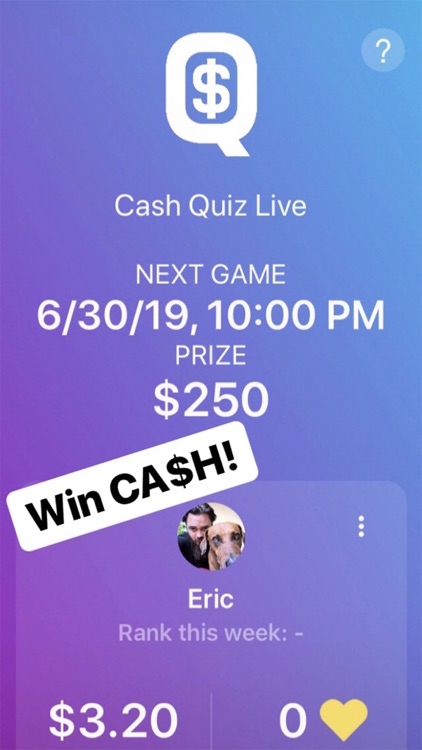 Cash Quiz Live