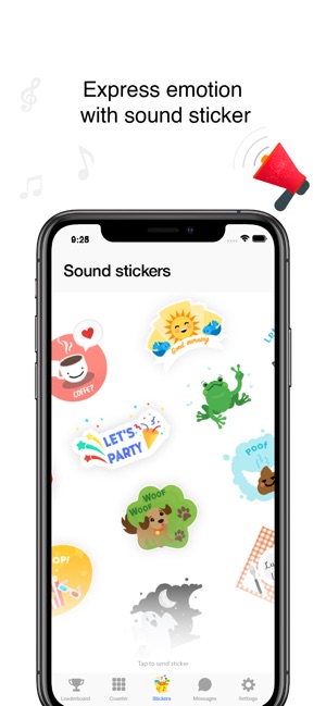 Messenger & Sound Stickers(圖4)-速報App