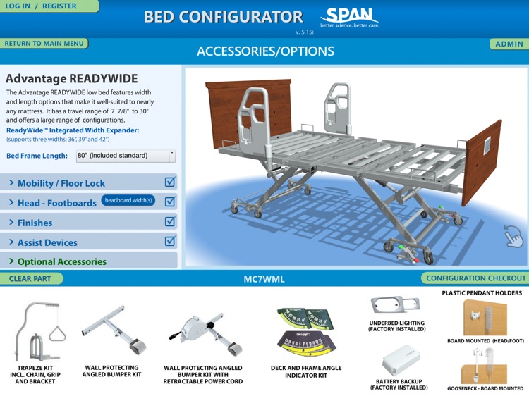 Span Medical Bed Configurator screenshot-4