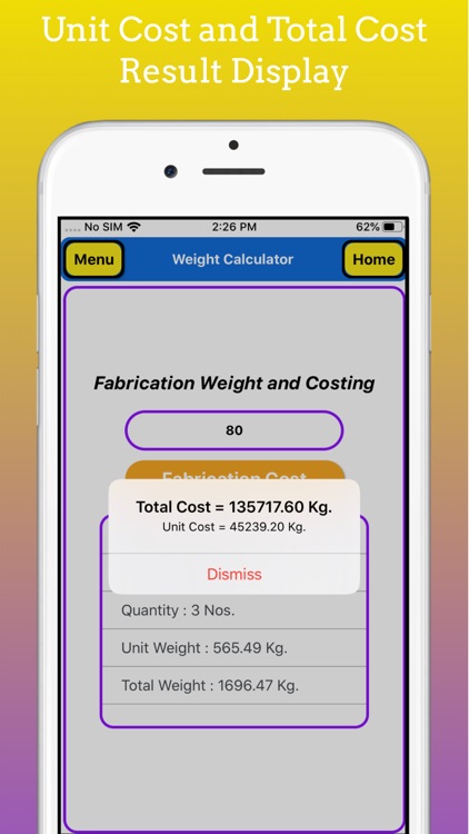 Fabrication Weight Calculator screenshot-9