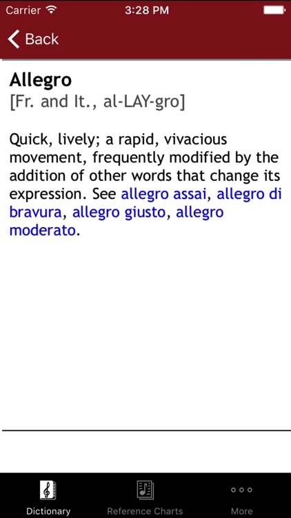 MusicTools Music Dictionary