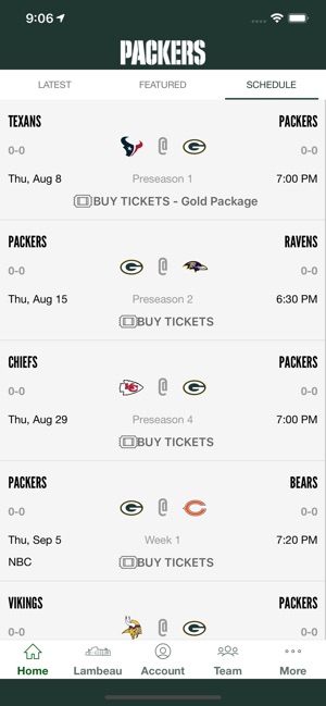 Official Green Bay Packers(圖5)-速報App