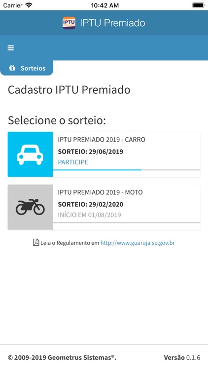 IPTU Premiado - Guarujá