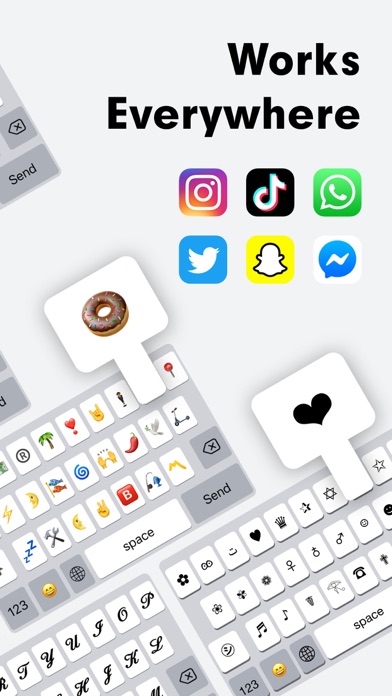 Fonts | font & emoji keyboard screenshot 2