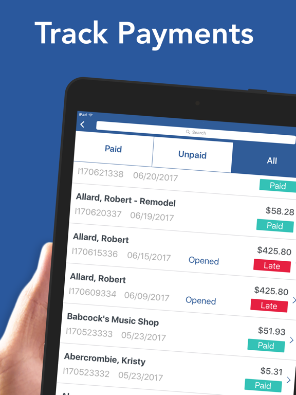 Invoice ASAP, Mobile Invoicing and Estimates - works with PayPal, QuickBooks, Square & Xero screenshot