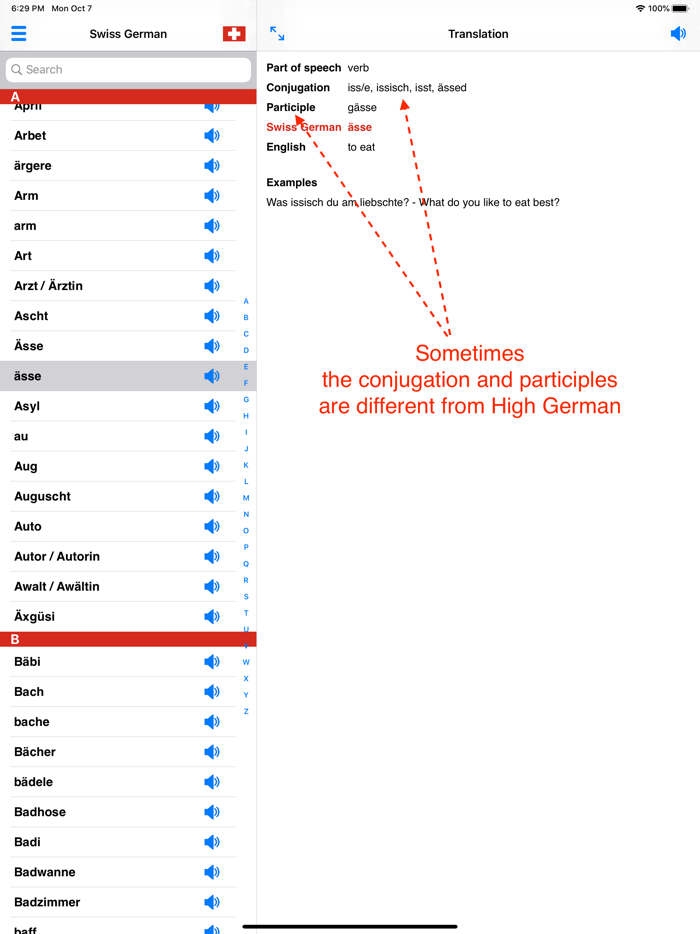 Swiss German Dictionary
