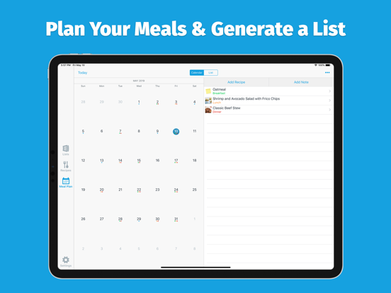 AnyList – Grocery Shopping List, Recipe Manager & Meal Planning Calendar screenshot